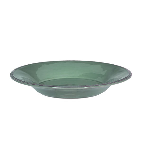 Zeleni lončeni krožnik ø 26,5 cm Constance - Côté Table