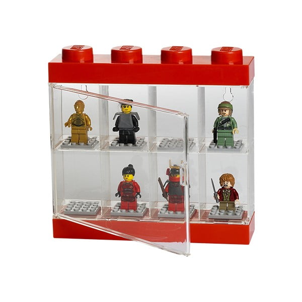 Rdeče-bela zbirateljska škatla za 8 minifiguric LEGO®-image-2