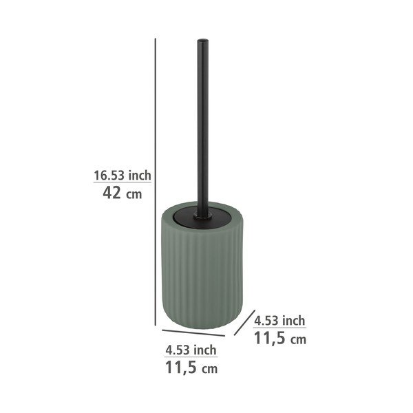 Zelen keramična WC ščetka Wenko Belluno-image-1