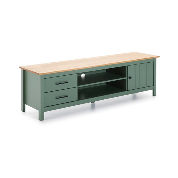 Zelena TV omarica iz masivnega bora 158x47 cm Miranda – Marckeric-image-2