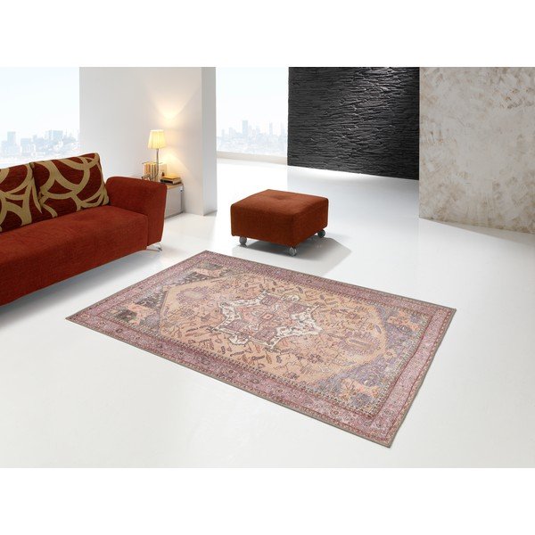 Preproga z bombažem Universal Haria Gold, 140 x 200 cm-image-1