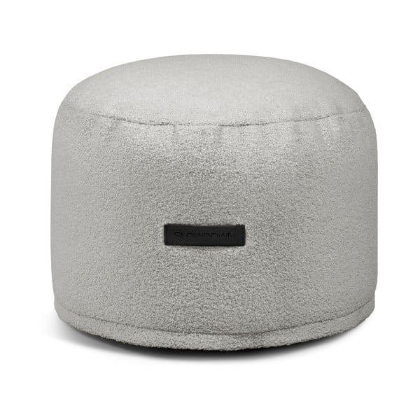 Svetlo siva vreča za sedenje iz tkanine bouclé Mini – SLOWDOWN