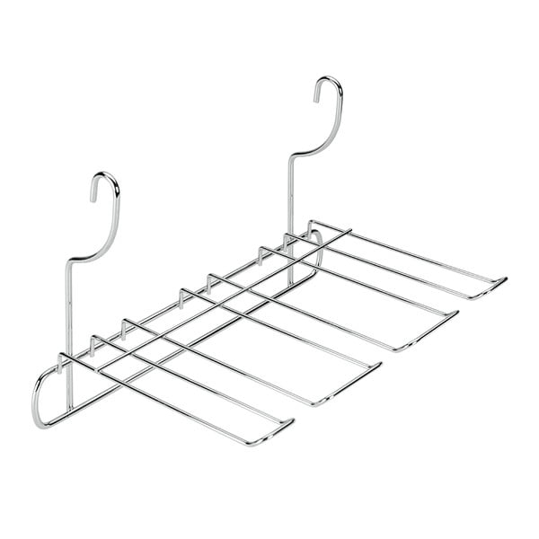 Viseče držalo za kozarce iz kromiranega jekla v srebrni barvi Lonardo – Metaltex