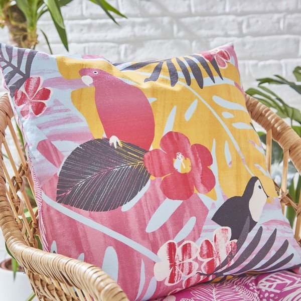 Zunanja blazina 45x45 cm Tropical Leaves - Catherine Lansfield-image-3