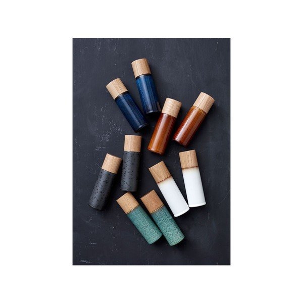 Bel keramičen komplet mlinčkov za poper in sol 2 ks Gastro Cream – Bitz-image-3