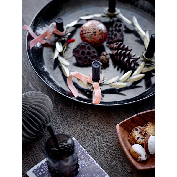 Kovinski adventni svečnik z božičnim motivom Leonetta – Bloomingville-image-1