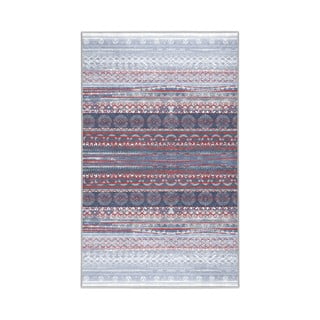 Vijolična/siva pralna preproga 160x230 cm Vintage Stripe – Mila Home