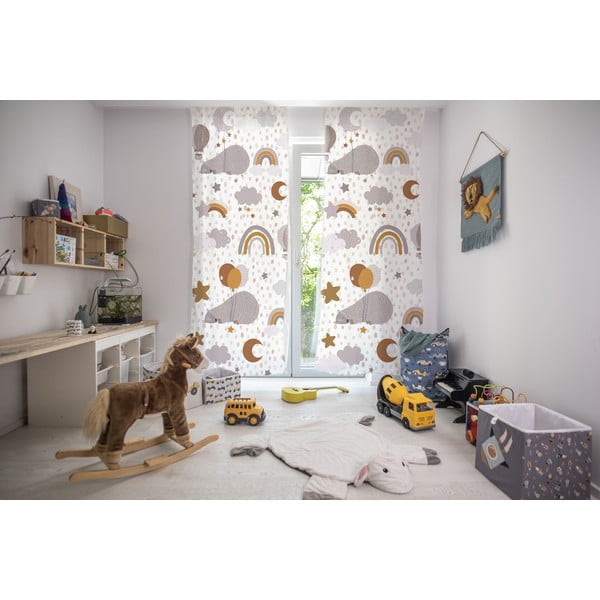 Otroška zavesa 250x110 cm Balloon Dreaming - Butter Kings-image-1