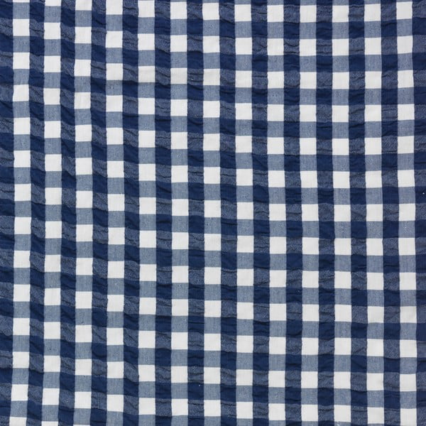 Bela/temno modra posteljnina iz krepa 140x200 cm Bæk&Bølge – JUNA-image-4