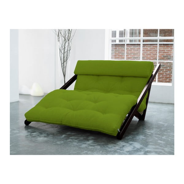 Lounge stol Karup Figo, Wenge/Lime, 120 cm