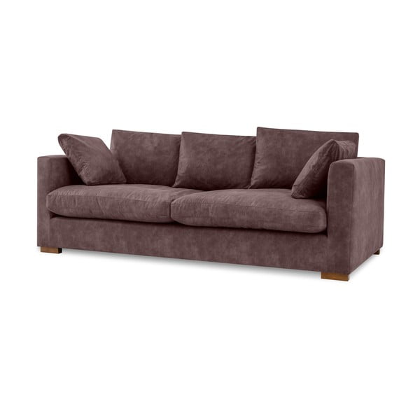 Temno rjava sedežna garnitura 220 cm Comfy – Scandic-image-2
