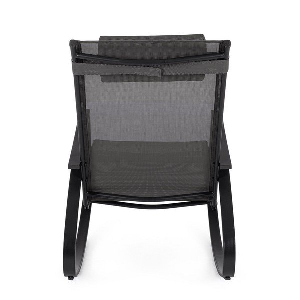 Antracitno siv kovinski vrtni fotelj Ercolano – Bizzotto-image-4