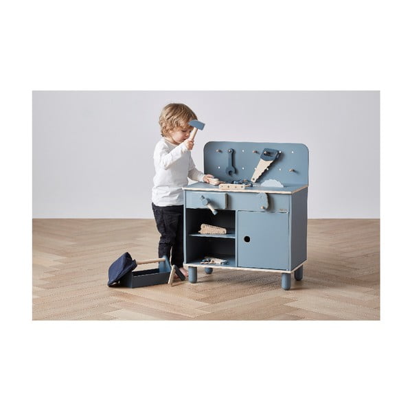 Modra delovna miza za gro Flexa Play The Workbench-image-3