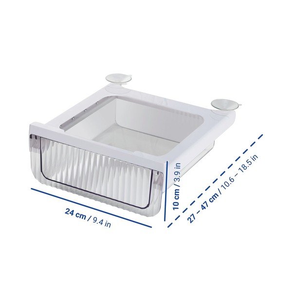 Plastičen organizator za hladilnik 27x24 cm Kira – Wenko-image-1