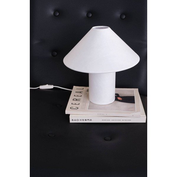 Bela papirnata namizna svetilka (višina 30 cm) Lilli – Jotex-image-2