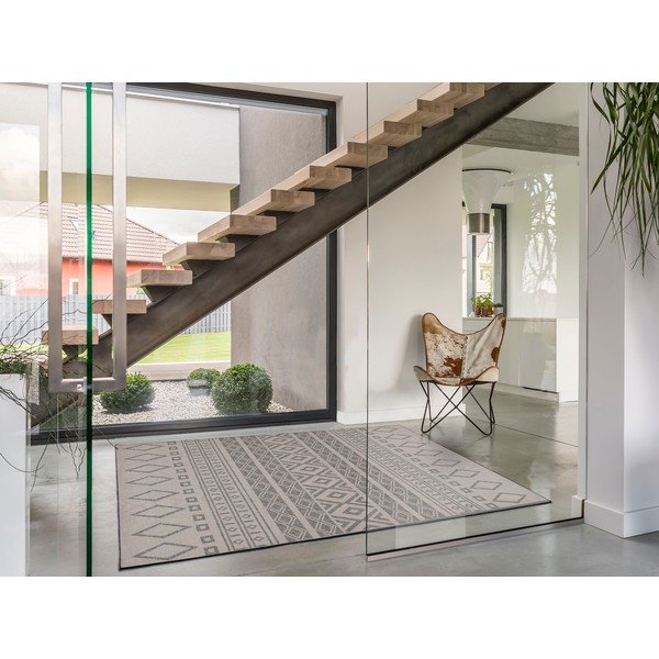 Siva preproga Universal Lino Grey, 140 x 200 cm-image-1