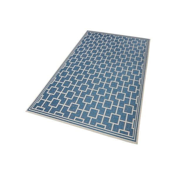 Modra zunanja preproga NORTHRUGS Botany, 160 x 230 cm-image-1