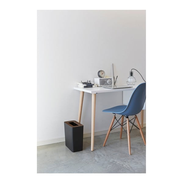 Črni koš za smeti YAMAZAKI Rin Square-image-2