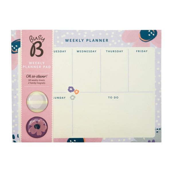 Tedenski planer Busy B Planner Lepo/Floral, 60 listov-image-2