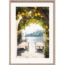 Tiskana slika z okvirjem 50x70 cm Lemon View – Styler