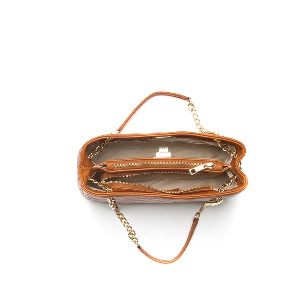 Usnjena torbica Anna Luchini 292 Cognac-image-3