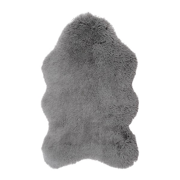 Siva krznena preproga Ranto Soft Bear, 70 x 105 cm