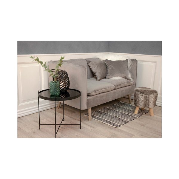 Črna mizica za kavo House Nordic Venezia, ø 48 cm-image-2