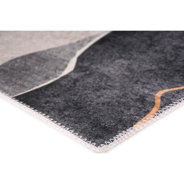 Modra/siva pralna preproga 160x230 cm – Vitaus-image-2