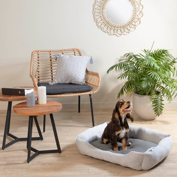 Siva postelja za pse 40x55 cm – Love Story-image-1