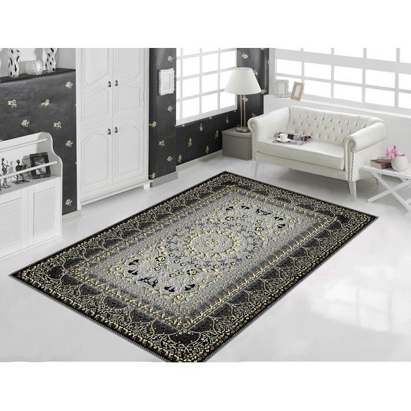 Temno siva preproga Vitaus Olivia, 80 x 120 cm-image-1