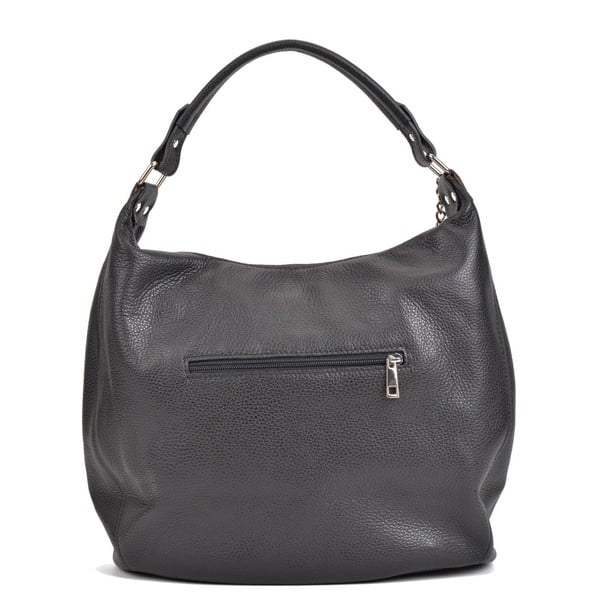 Črna usnjena torbica Sofia Cardoni Bruhna-image-3