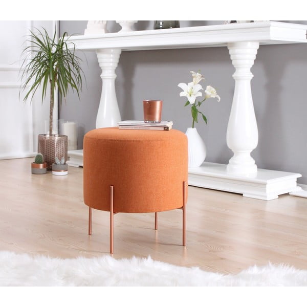 Oranžen tabure Copper – Artie-image-3