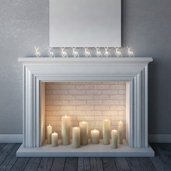 LED svetlobna veriga v obliki severnega jelena DecoKing Deer, 10 luči, dolžina 1,65 m-image-1