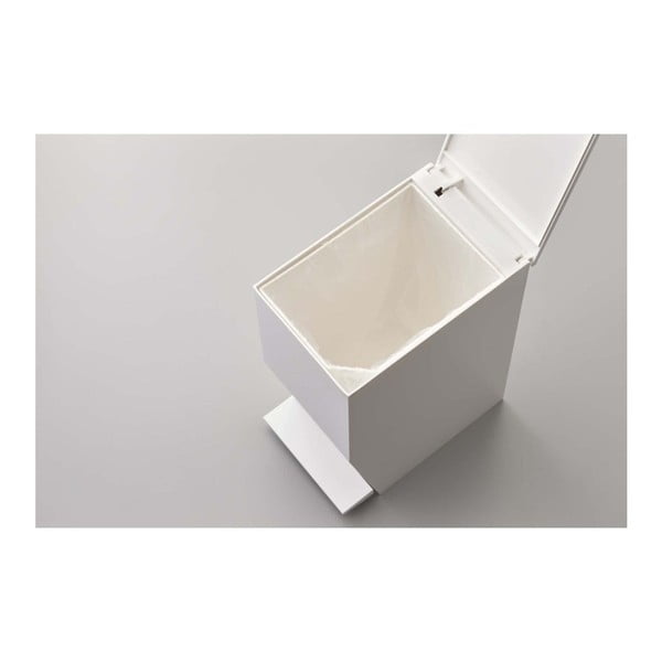 Bel plastičen koš za smeti s pedalom 3,9 l Tower – YAMAZAKI-image-3