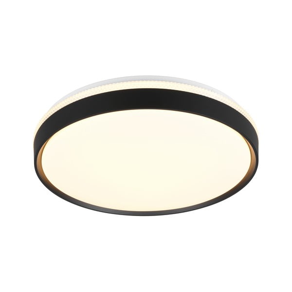 Črna/bela LED stropna svetilka ø 47 cm Spacy – Reality-image-3