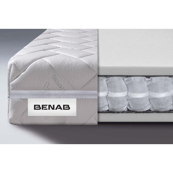 Trda/srednje trda vzmetena obojestranska vzmetnica 90x200 cm Comfort Flow – BENAB-image-3