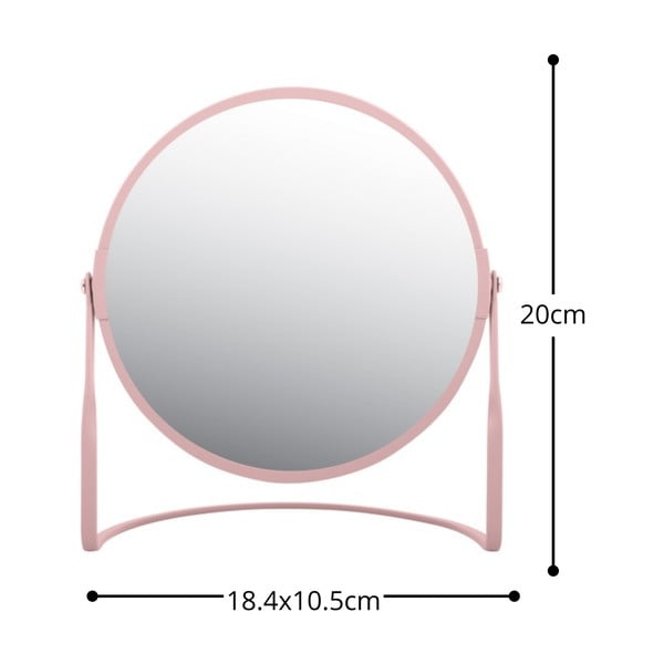 Kozmetično povečevalno ogledalo (5x povečava) ø 18 cm Akira – Spirella-image-3