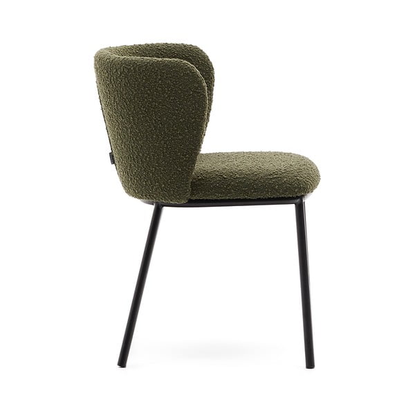 Zelen oblazinjen jedilni stol Ciselia – Kave Home-image-2