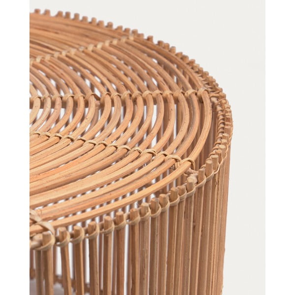 Okrogle mizice iz ratana v naravni barvi v kompletu 2 ks ø 66 cm Elmima – Kave Home-image-3