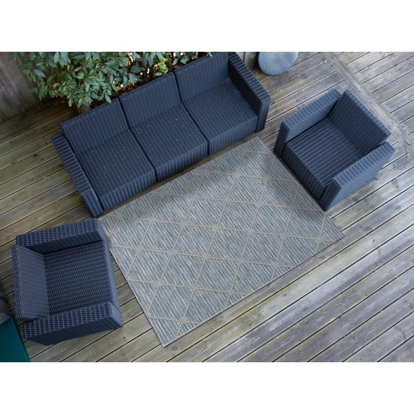 Modra zunanja preproga Universal Cork, 55 x 110 cm-image-1