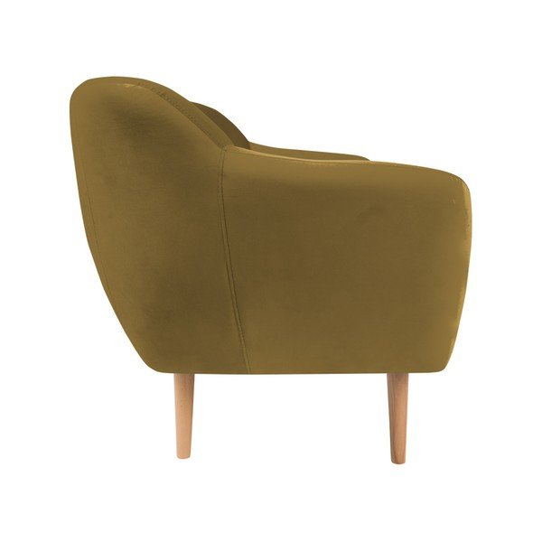 Gorčično rumen dvosed Mazzini Sofas Benito-image-3