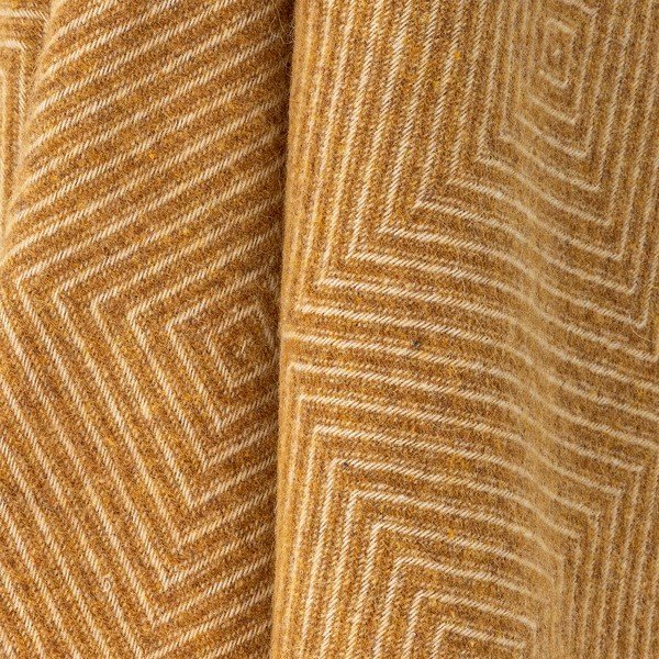 Rumena odeja iz mešanice volne 140x200 cm Hoshi – Bloomingville-image-3