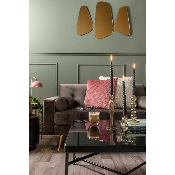 Zelen steklen svečnik PT LIVING Bubbles-image-1