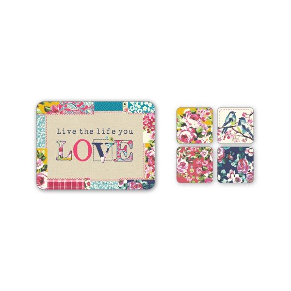 Komplet 4 Cooksmart England Patchwork podstavkov za podstavke-image-2