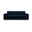 Temno modra raztegljiva sedežna garnitura iz tkanine bouclé 247 cm Jodie – Micadoni Home