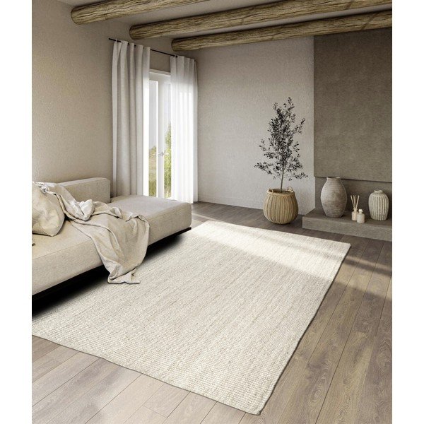 Bela obojestranska/ročno tkana preproga iz jute 200x290 cm Rosalie – Villeroy&Boch-image-1