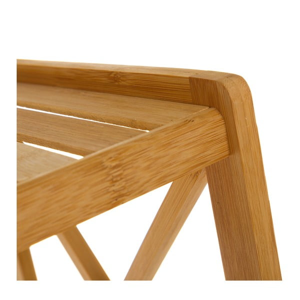 Bambusova kopalniška polica v naravni barvi 33x119 cm – Casa Selección-image-2