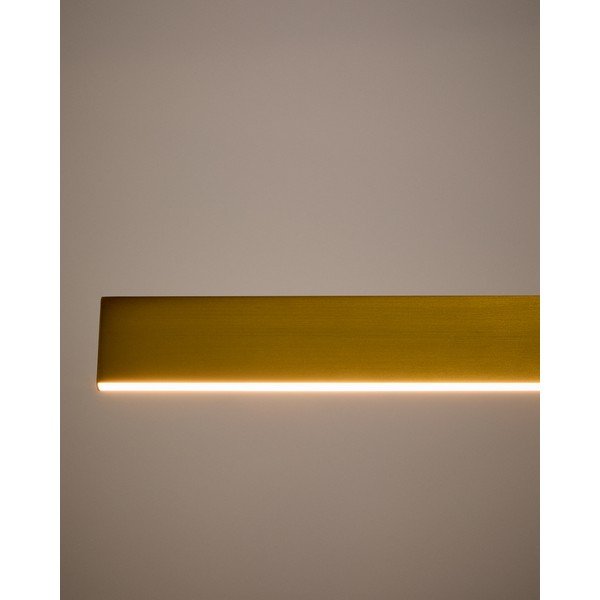 LED viseča svetilka v zlati barvi s kovinskim senčilom Boadella – Kave Home-image-2