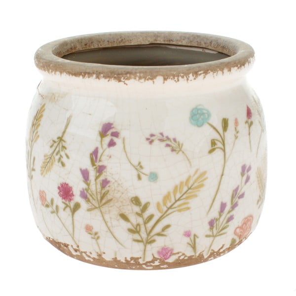 Keramičen okrasni cvetlični lonec ø 12 cm – Dakls