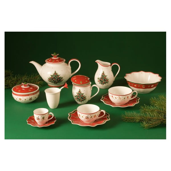 Bela porcelanasta skodelica z božičnim motivom Villeroy&Boch-image-2